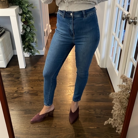 Free People High Rise Skinny Jeans - Picture 2 of 12